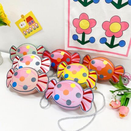 New Children Shoulder Bag Cute Candy Styling Mini Messenger Bags for Girls Boys