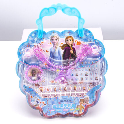 Kids Fake Nail & Jewelry Set