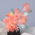 Gradient Hot Flower Yarn Flower Hair Accessories Ancient Style Hairpin - Image 4