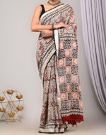 Premium Linen Cotton Saree