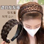 Women New Five Strand Braid Widened Wig Hoop For Women's New Braid Headband Braided Hair Accessories - Image 3