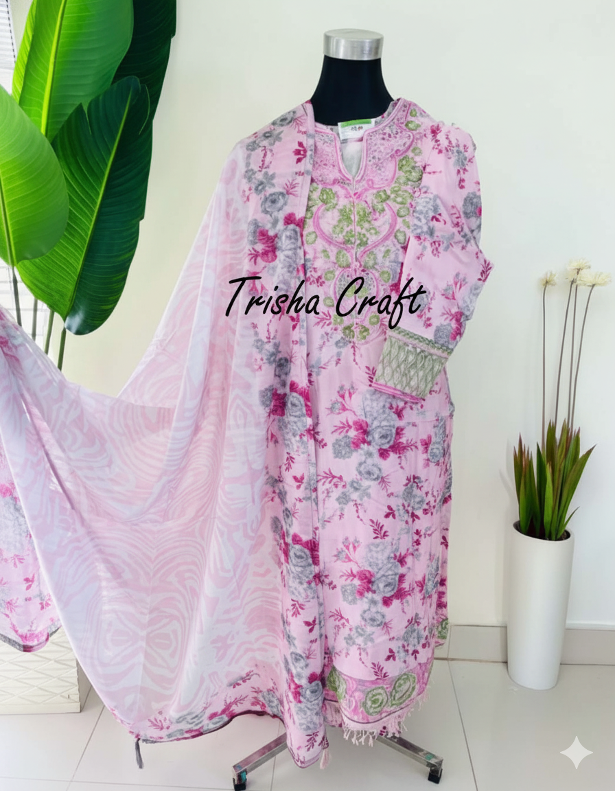 Gemini_Generated_Image_fv608fv608fv608f Readymade Exclusive Stylish Three-Piece Embroidery & Digital Print Design for Women - Image 1