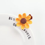 New Hairpin Does Not Damage The Hair Cloth Girls' Braided Yellow Sunflower Hair Ring Hair Elastic Band Hair Accessories - Image 18