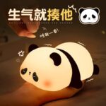 Cute Panda Night Light Bedside Bedroom Sleep Eye Protection Dormitory Sleeping Companion Send Children Girl Birthday Gift Creative - Image 3