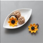 New Hairpin Does Not Damage The Hair Cloth Girls' Braided Yellow Sunflower Hair Ring Hair Elastic Band Hair Accessories - Image 6