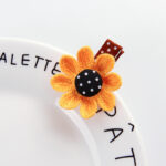 New Hairpin Does Not Damage The Hair Cloth Girls' Braided Yellow Sunflower Hair Ring Hair Elastic Band Hair Accessories - Image 9