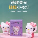 Sanrio Hello Kitty Night Light Pat Light KT Cat Silicone Bedside Lamp Atmosphere Birthday Gift Girl - Image 3