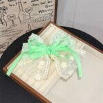 New Style Small Fresh Lace Mesh Bow Hairpin Back Of The Head Female Floral Hairpin Princess Sweet And Cute Hair Accessories - Image 13