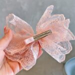 2025 Summer Korean Version Of Fairy Lace Big Butterfly Children's Top Clip Internet Celebrity Girl Side Clip Princess Headdress Hair Accessories - Image 6