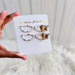 Korean New Retro Leopard Glasses Side Hairpin Niche Design 2025 Summer Fashion Cute Bangs Clip 2 Pcs Pair - Image 5