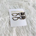 Korean New Retro Leopard Glasses Side Hairpin Niche Design 2025 Summer Fashion Cute Bangs Clip 2 Pcs Pair - Image 8