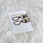 Korean New Retro Leopard Glasses Side Hairpin Niche Design 2025 Summer Fashion Cute Bangs Clip 2 Pcs Pair - Image 7