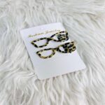 Korean New Retro Leopard Glasses Side Hairpin Niche Design 2025 Summer Fashion Cute Bangs Clip 2 Pcs Pair - Image 6